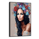Quadro Stampa su Tela Petali e Pennellate - CupidoDesign