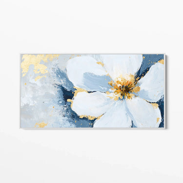 Quadro Stampa su Tela Petalo Bianco - CupidoDesign