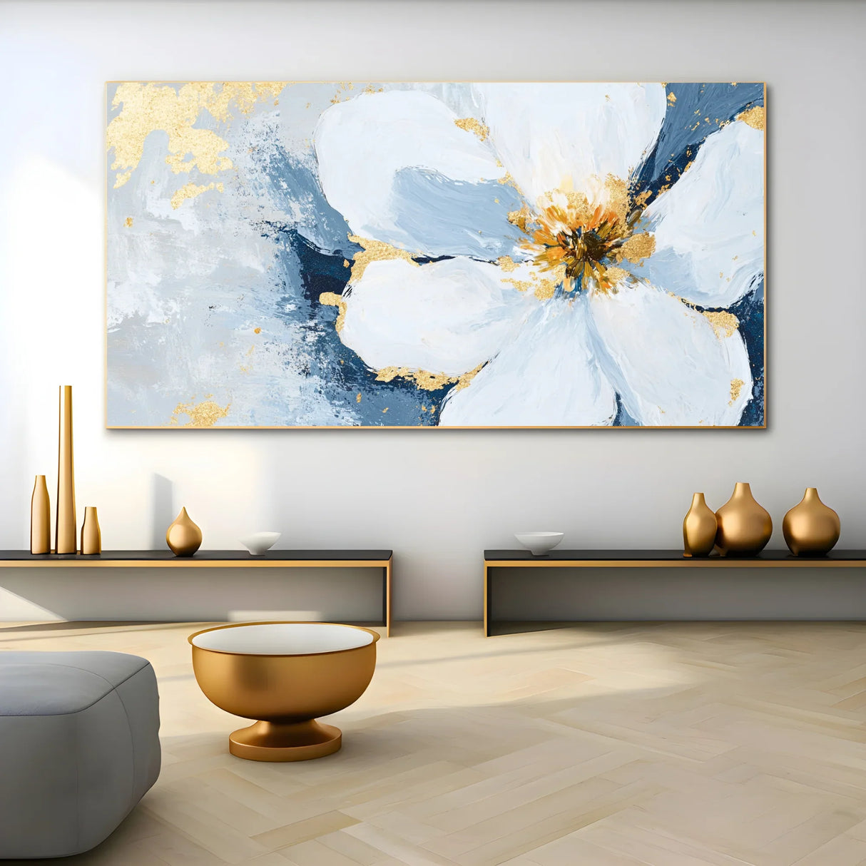 Quadro Stampa su Tela Petalo Bianco - CupidoDesign