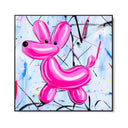 Quadro Stampa su Tela Pink Balloon - CupidoDesign