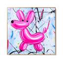 Quadro Stampa su Tela Pink Balloon - CupidoDesign