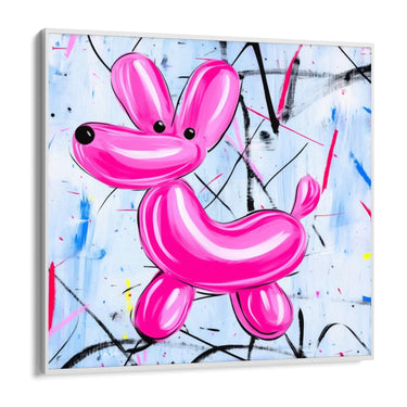 Quadro Stampa su Tela Pink Balloon - CupidoDesign