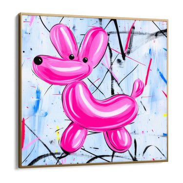 Quadro Stampa su Tela Pink Balloon - CupidoDesign