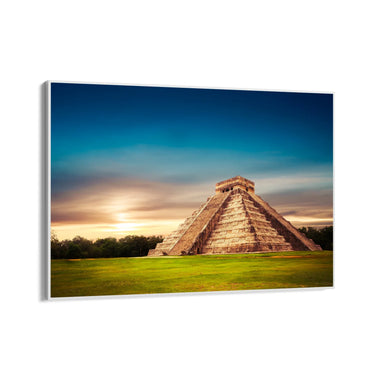 Quadro Stampa su Tela Piramide Maya di Chichén Itzá - CupidoDesign