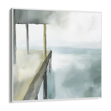 Quadro Stampa su Tela Pontile nel Vuoto - CupidoDesign