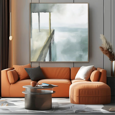 Quadro Stampa su Tela Pontile nel Vuoto - CupidoDesign