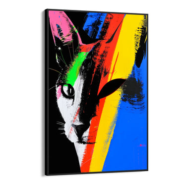 Quadro Stampa su Tela Pop Cat - CupidoDesign