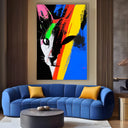 Quadro Stampa su Tela Pop Cat - CupidoDesign