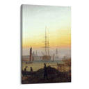 Quadro Stampa su Tela Porto di Greifswald, Caspar David Friedrich - CupidoDesign