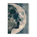 Quadro Stampa su Tela Profilo di luna - CupidoDesign
