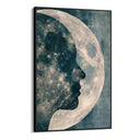 Quadro Stampa su Tela Profilo di luna - CupidoDesign
