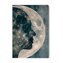 Quadro Stampa su Tela Profilo di luna - CupidoDesign