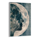 Quadro Stampa su Tela Profilo di luna - CupidoDesign