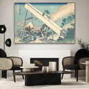 Quadro Stampa su Tela Provincia di Totomi, Katsushika Hokusai - CupidoDesign