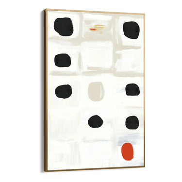 Quadro Stampa su Tela Punti Fluttuanti - CupidoDesign