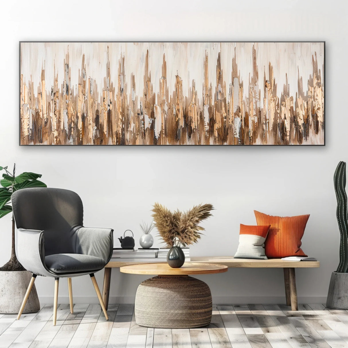 Quadro Stampa su Tela Radici di Bianco - CupidoDesign