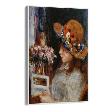 Quadro Stampa su Tela Ragazza che legge, Pierre Auguste Renoir - CupidoDesign