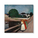 Quadro Stampa su Tela Ragazze sul Ponte, Edvard Munch - CupidoDesign