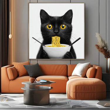 Quadro Stampa su Tela Ramen e mistero - CupidoDesign