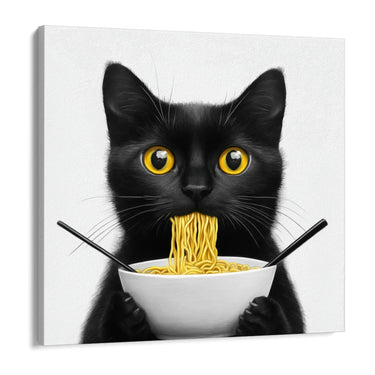 Quadro Stampa su Tela Ramen e mistero - CupidoDesign