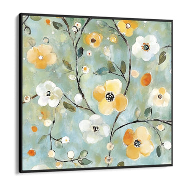 Quadro Stampa su Tela Rami Fioriti - CupidoDesign