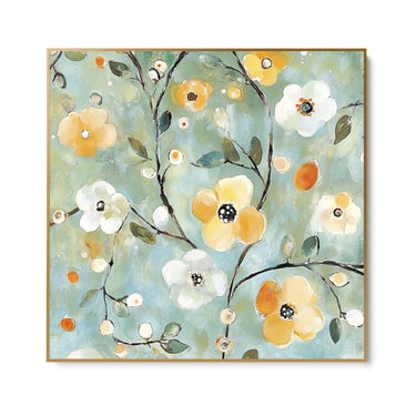 Quadro Stampa su Tela Rami Fioriti - CupidoDesign