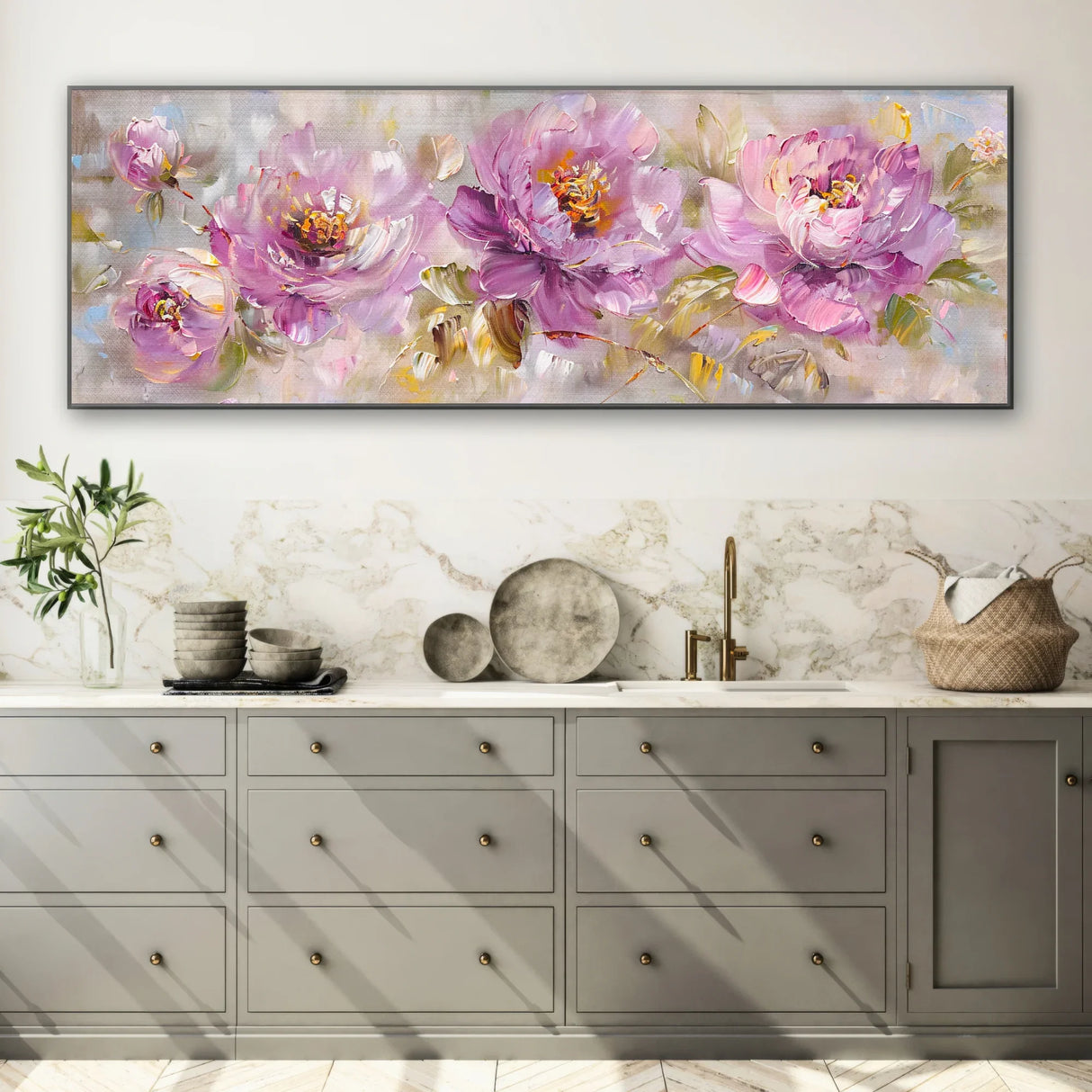 Quadro Stampa su Tela Rami di Porpora - CupidoDesign