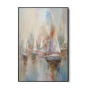 Quadro Stampa su Tela Regata astratta - CupidoDesign