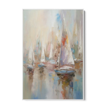 Quadro Stampa su Tela Regata astratta - CupidoDesign