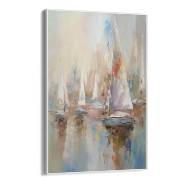 Quadro Stampa su Tela Regata astratta - CupidoDesign