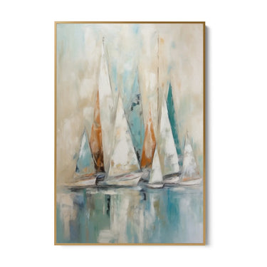 Quadro Stampa su Tela Regata astratta - CupidoDesign