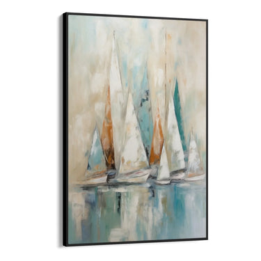 Quadro Stampa su Tela Regata astratta - CupidoDesign