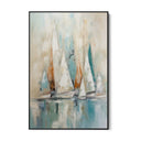 Quadro Stampa su Tela Regata astratta - CupidoDesign