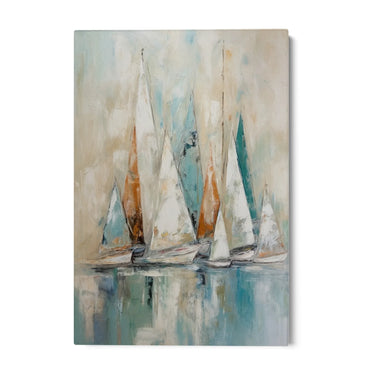 Quadro Stampa su Tela Regata astratta - CupidoDesign