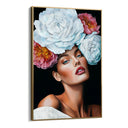 Quadro Stampa su Tela Regina Floreale - CupidoDesign