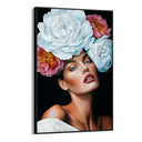 Quadro Stampa su Tela Regina Floreale - CupidoDesign