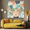 Quadro Stampa su Tela Regina dei Fiori - CupidoDesign