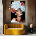 Quadro Stampa su Tela Regina Floreale - CupidoDesign