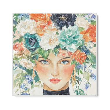 Quadro Stampa su Tela Regina dei Fiori - CupidoDesign