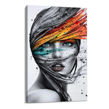 Quadro Stampa su Tela Regina di Fiori - CupidoDesign
