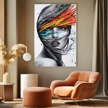 Quadro Stampa su Tela Regina di Fiori - CupidoDesign