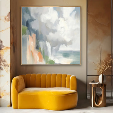 Quadro Stampa su Tela Respiro tra le Nuvole - CupidoDesign