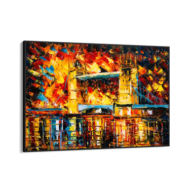 Quadro Stampa su Tela Riflessi Incandescenti - CupidoDesign