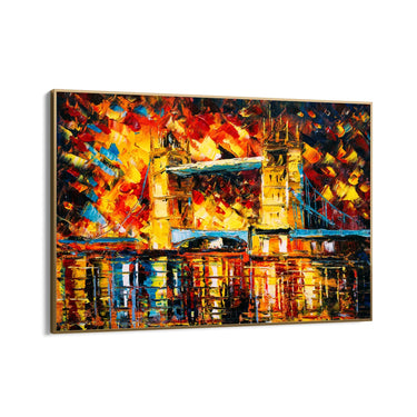 Quadro Stampa su Tela Riflessi Incandescenti - CupidoDesign