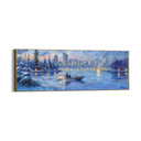 Quadro Stampa su Tela Riflessi Sotto la Neve - CupidoDesign