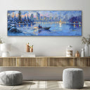 Quadro Stampa su Tela Riflessi Sotto la Neve - CupidoDesign