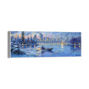 Quadro Stampa su Tela Riflessi Sotto la Neve - CupidoDesign