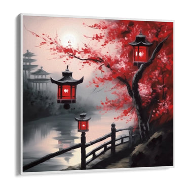 Quadro Stampa su Tela Riflessi nel Lago - CupidoDesign