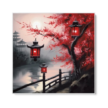 Quadro Stampa su Tela Riflessi nel Lago - CupidoDesign