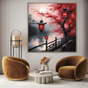 Quadro Stampa su Tela Riflessi nel Lago - CupidoDesign